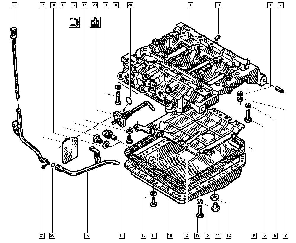 RENAULT 7703001729 - Skrūve, Izplūdes sistēma autodraugiem.lv