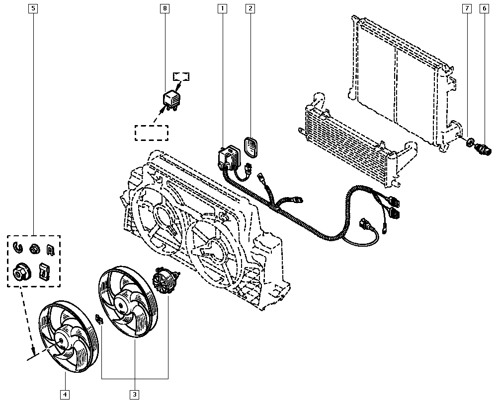 RENAULT 77 00 798 264 - Termoslēdzis, Radiatora ventilators autodraugiem.lv