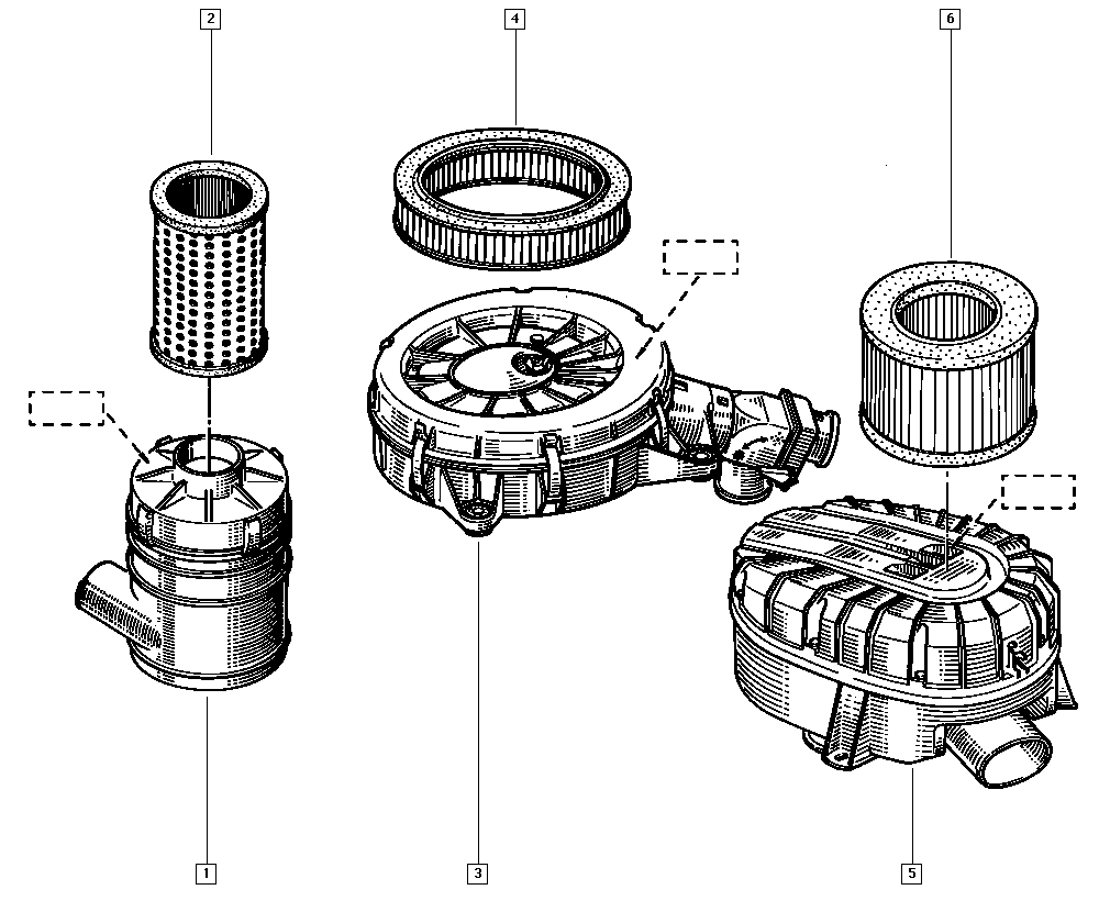 DACIA 8933001795 - AIR FILTER    R21 autodraugiem.lv