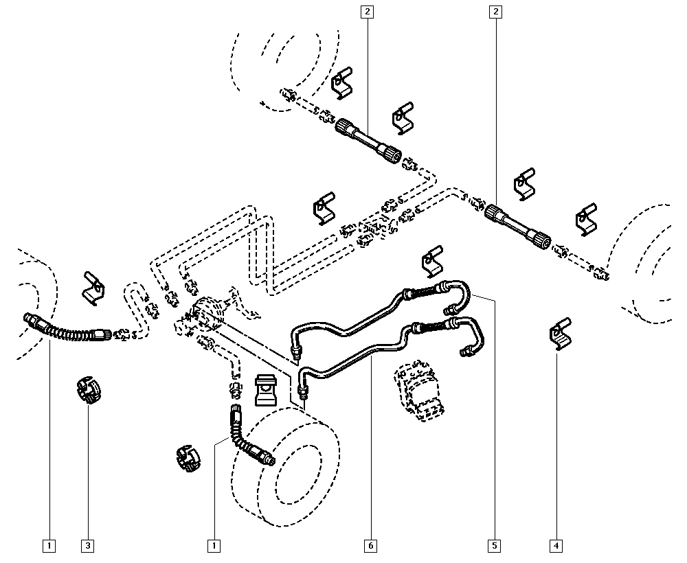 RENAULT 7700840390 - Bremžu šļūtene autodraugiem.lv