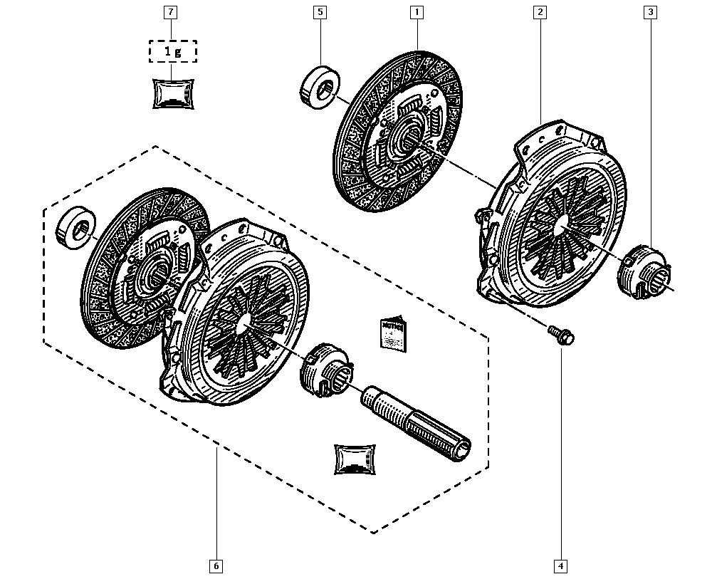 DACIA 7711135431 - Sajūga komplekts autodraugiem.lv