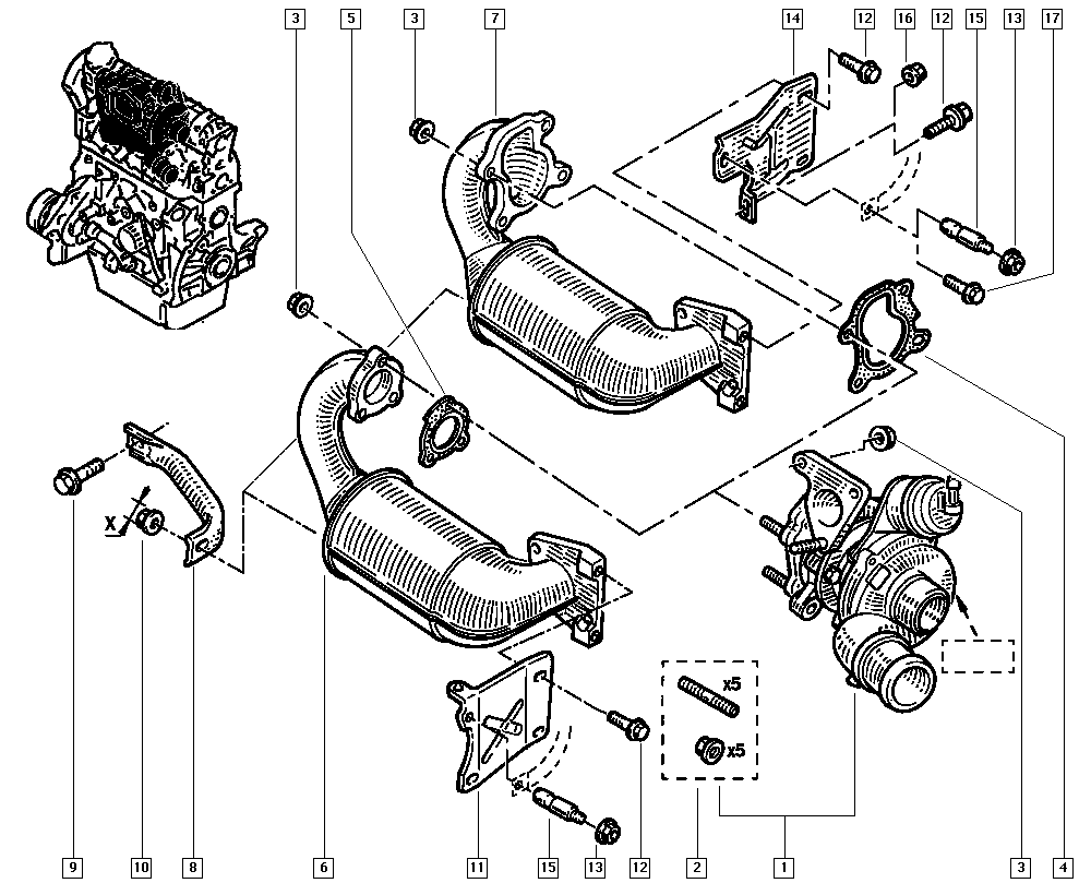 RENAULT 8200473331 - Katalizators autodraugiem.lv