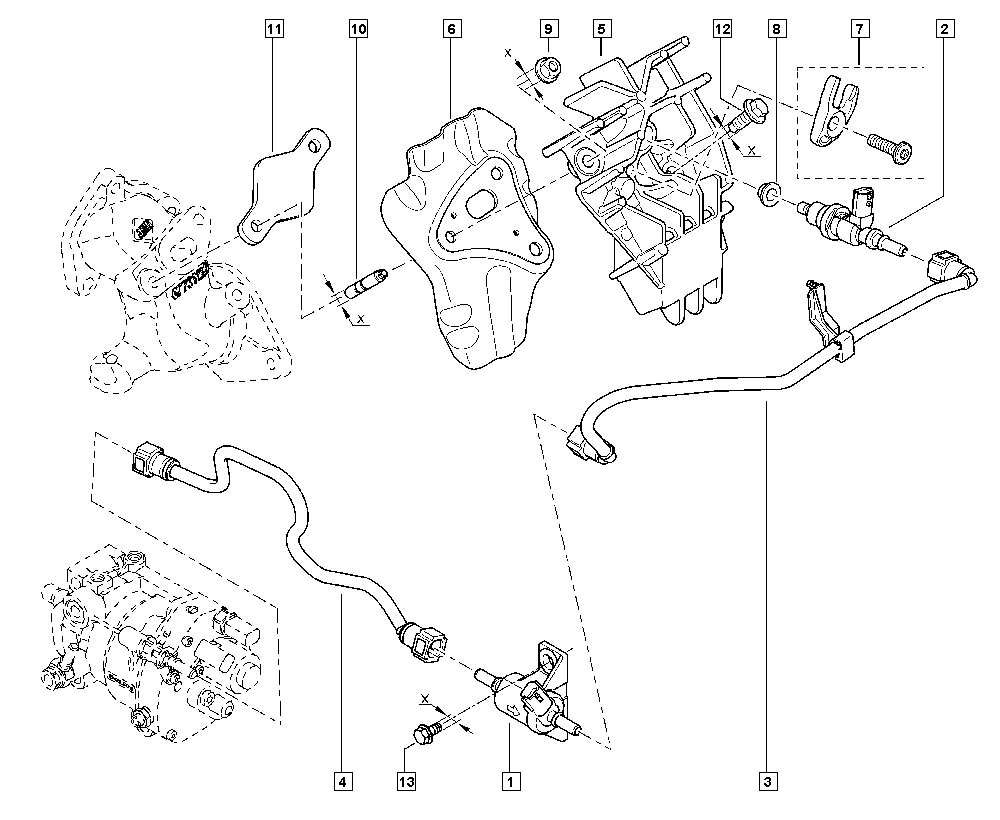 RENAULT 8200934107 - Degvielas šļūtene autodraugiem.lv