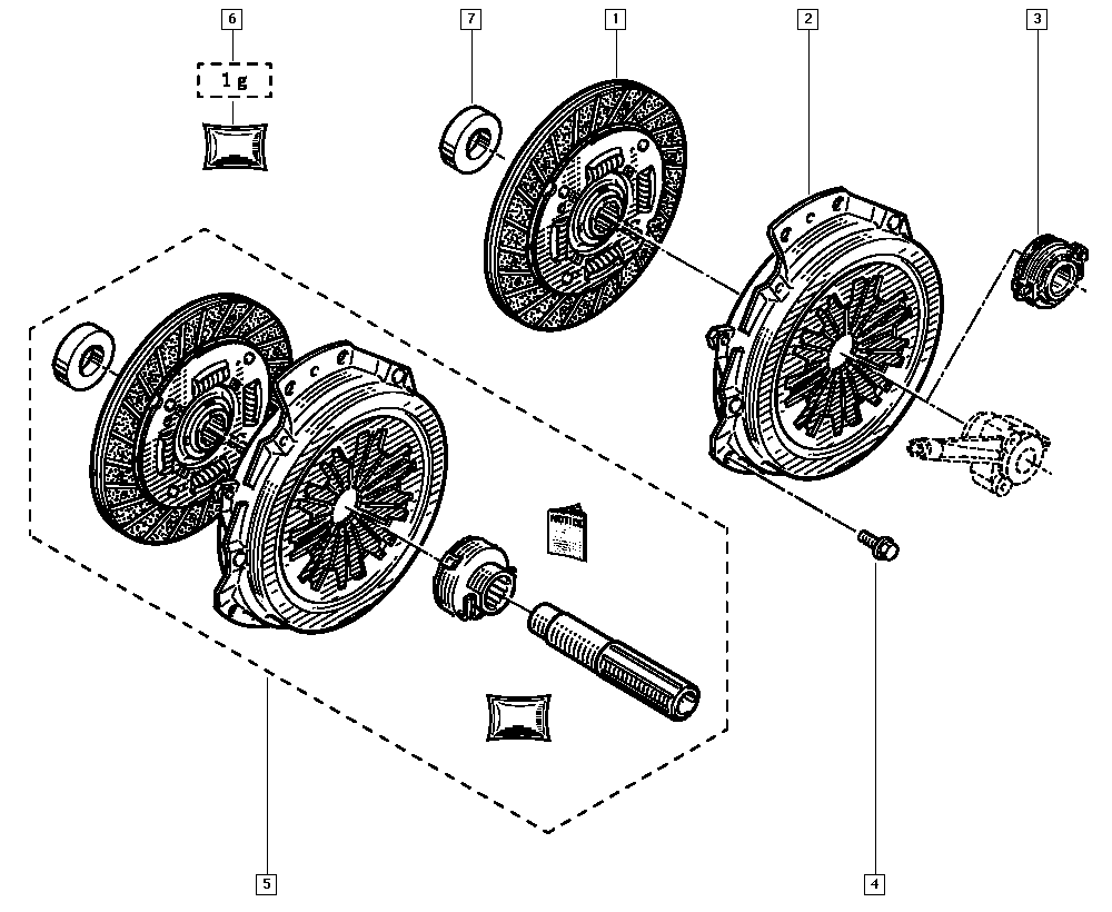 RENAULT TRUCKS 7701 477 112 - Sajūga komplekts autodraugiem.lv