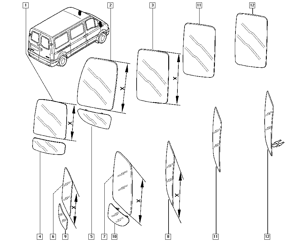 RENAULT 7701058200 - Ārējais atpakaļskata spogulis autodraugiem.lv