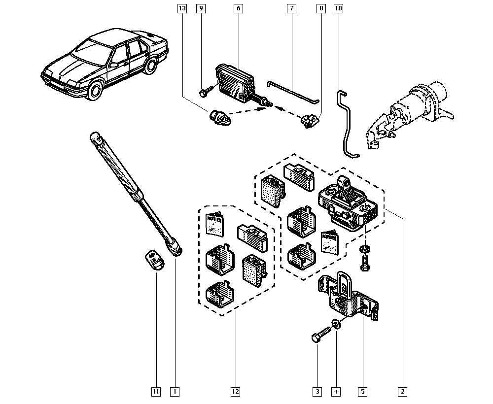 RENAULT TRUCKS 7700824817 - Gāzes atspere, Bagāžas / Kravas nodalījuma vāks autodraugiem.lv