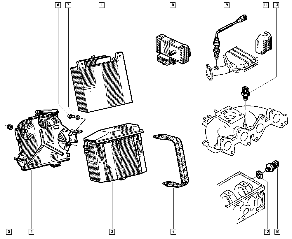 DACIA 7700706876 - Devējs, Pūtes spiediens autodraugiem.lv