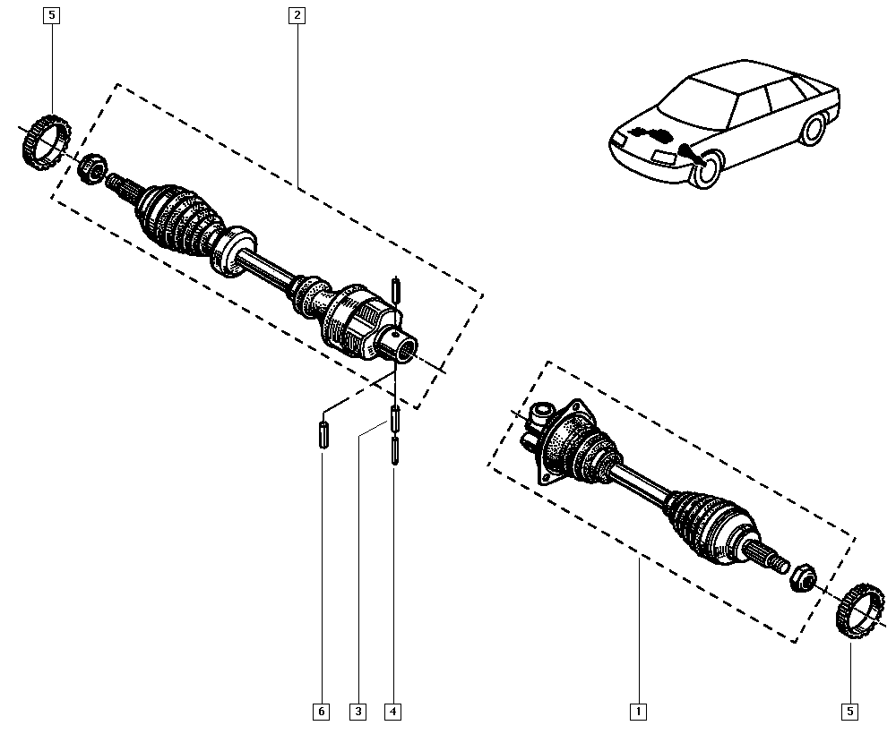 Rover 7701351484 - Piedziņas vārpsta autodraugiem.lv