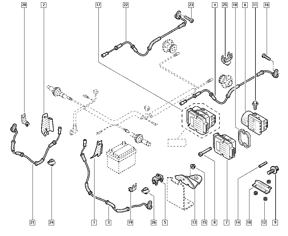 NISSAN 8200724127 - Devējs, Riteņu griešanās ātrums autodraugiem.lv