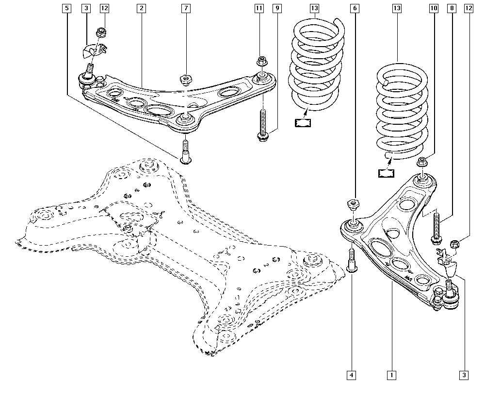 NISSAN 545042846R - Neatkarīgās balstiekārtas svira, Riteņa piekare autodraugiem.lv