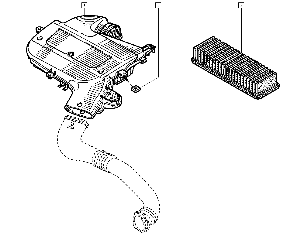 DACIA 7701477096 - FILTER CARTRIDGE autodraugiem.lv