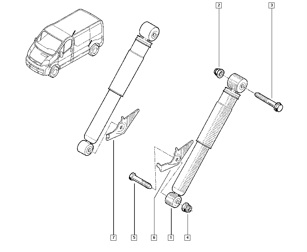 Opel 7701066495 - Amortizators autodraugiem.lv