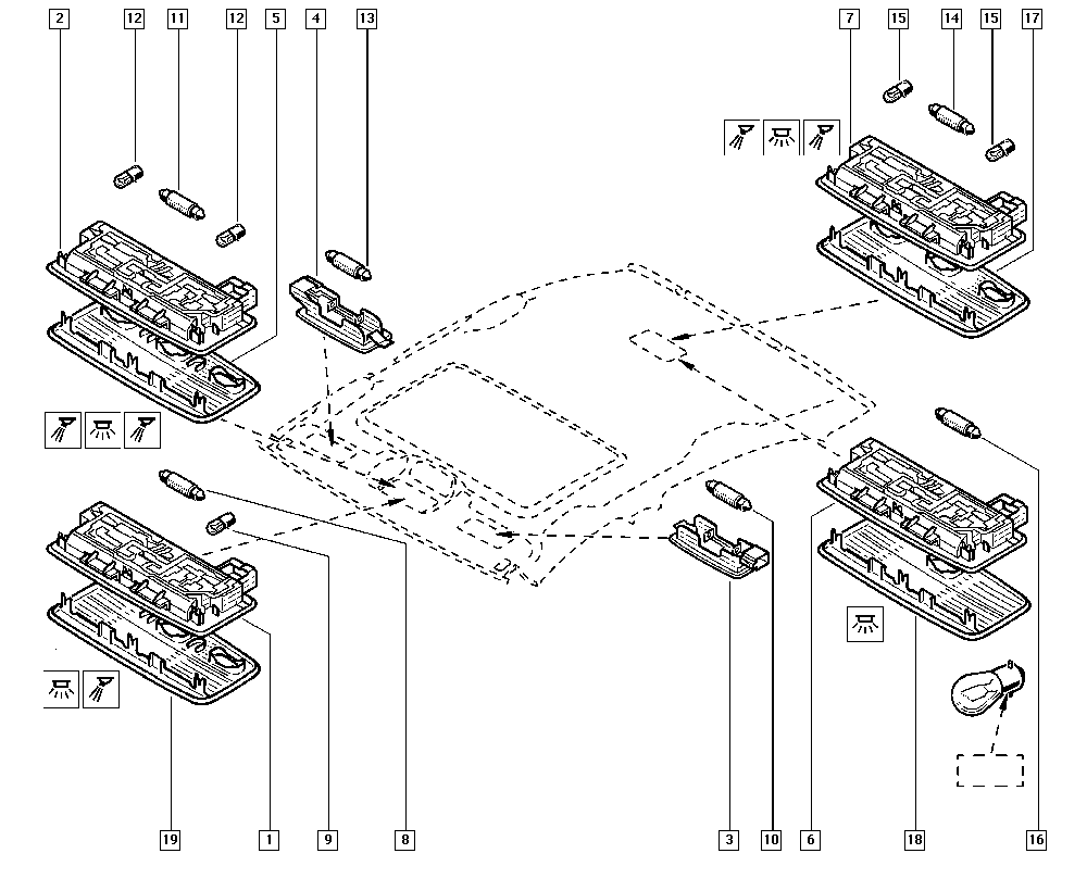 VAG 7703097182 - Bremžu uzliku kompl., Disku bremzes autodraugiem.lv