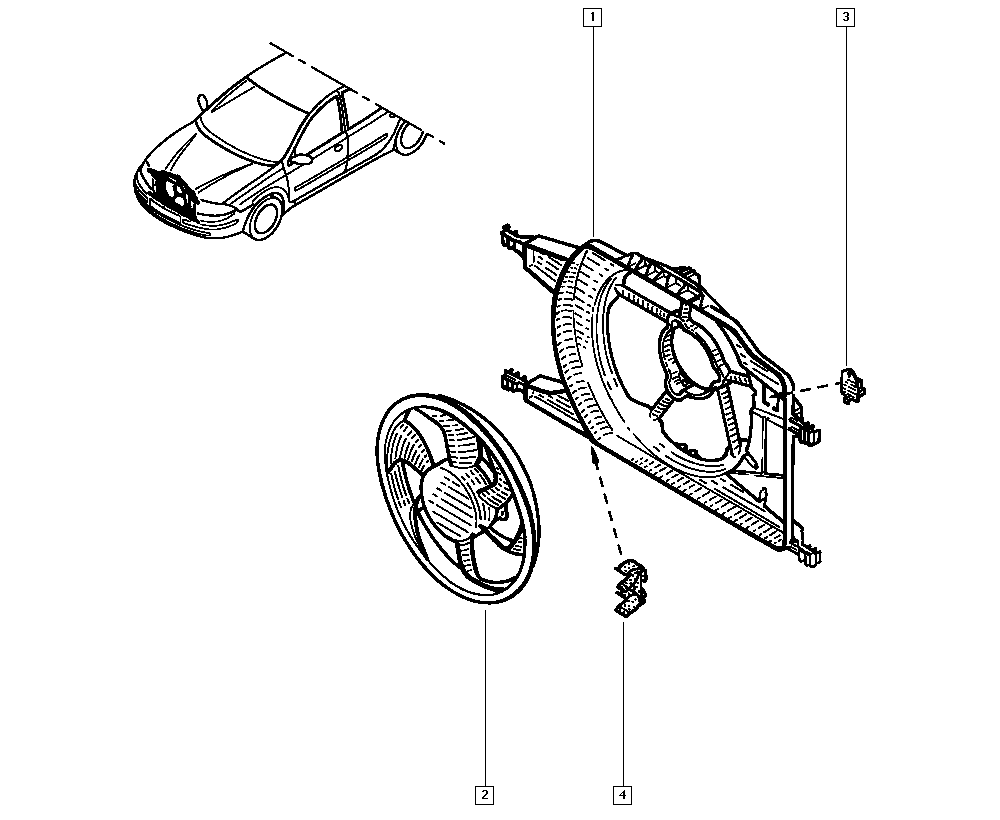 RENAULT 7701067591 - Ventilators, Motora dzesēšanas sistēma autodraugiem.lv