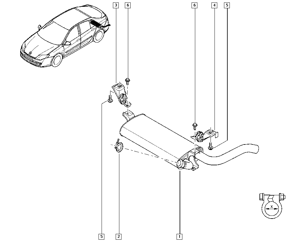 RENAULT 745630003R - Bukse, Stabilizators autodraugiem.lv