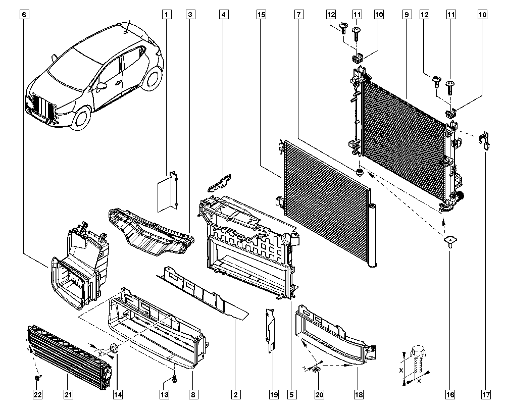 RENAULT 9210 068 43R - Kondensators, Gaisa kond. sistēma autodraugiem.lv