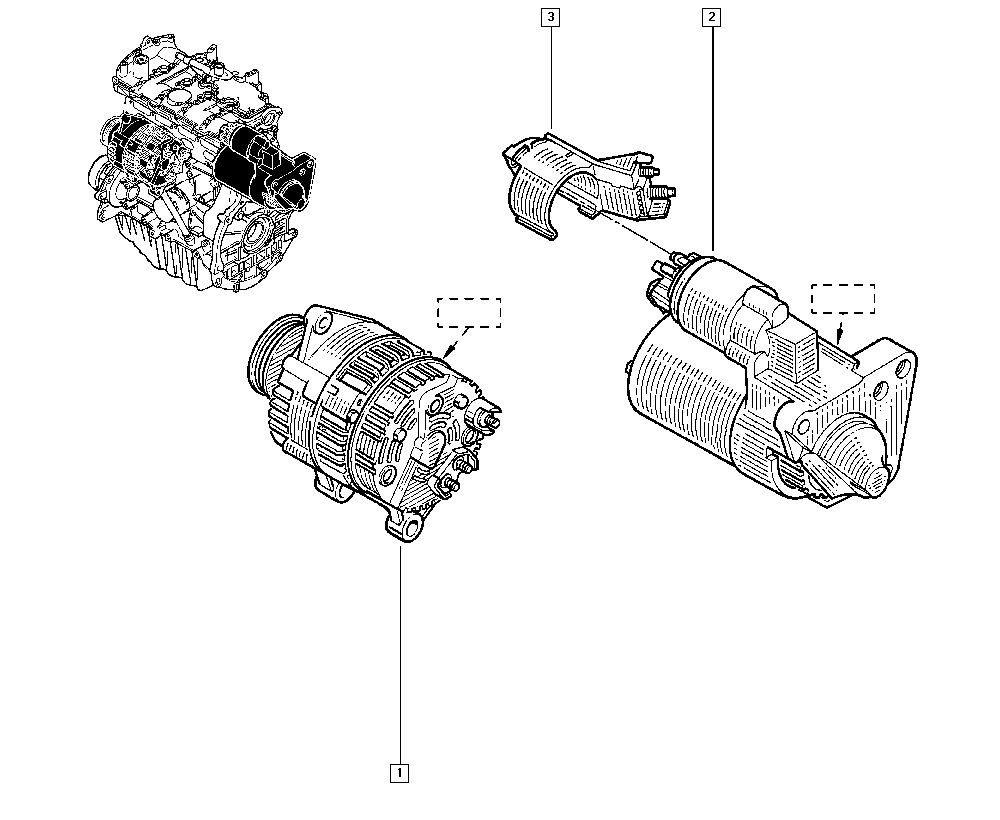 RENAULT 8200792969 - Starteris autodraugiem.lv