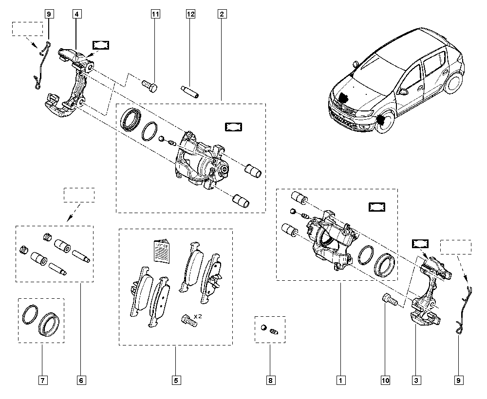 DACIA 410016069R - Bremžu suports autodraugiem.lv