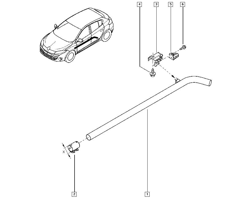 RENAULT 206500001R - Bukse, Stabilizators autodraugiem.lv