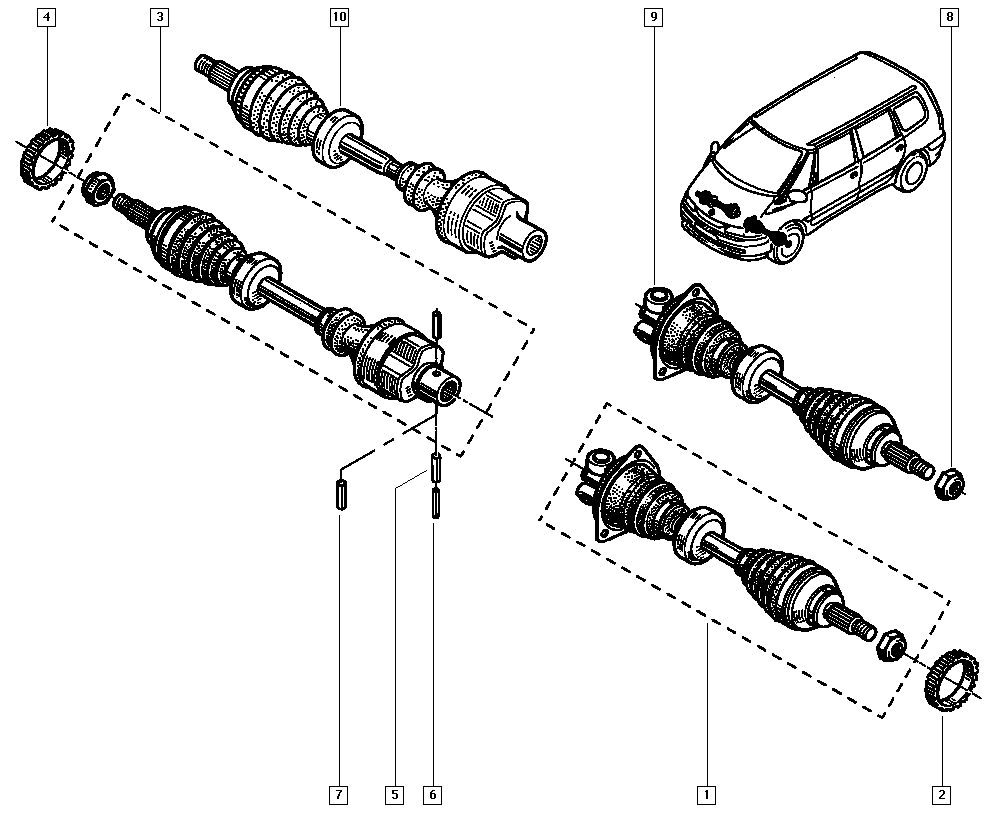 OM 8200029470 - Piedziņas vārpsta autodraugiem.lv