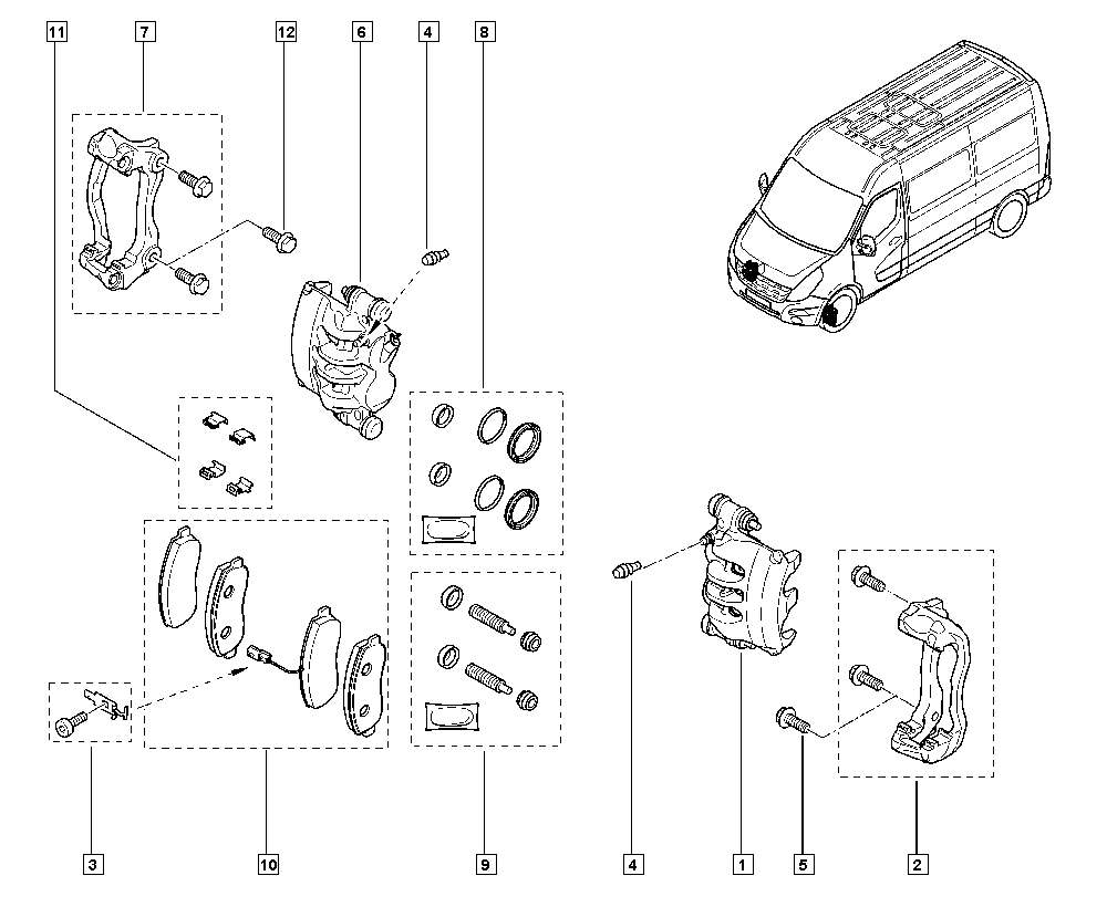 NISSAN 410601061R - Bremžu uzliku kompl., Disku bremzes autodraugiem.lv