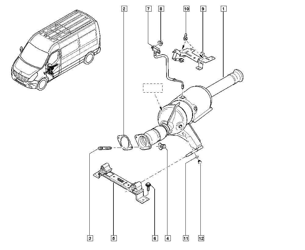 RENAULT (20.81.572.09R) - Devējs, Izplūdes gāzu spiediens autodraugiem.lv