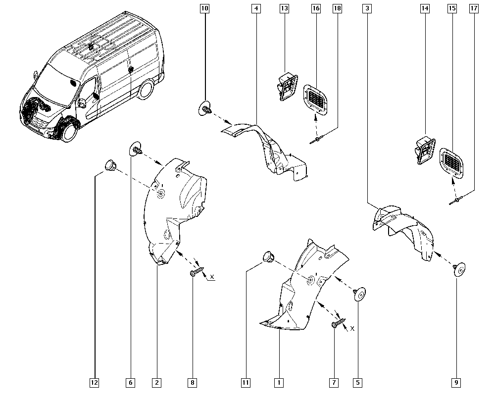 RENAULT 638230008R - Apdare, Riteņa niša autodraugiem.lv