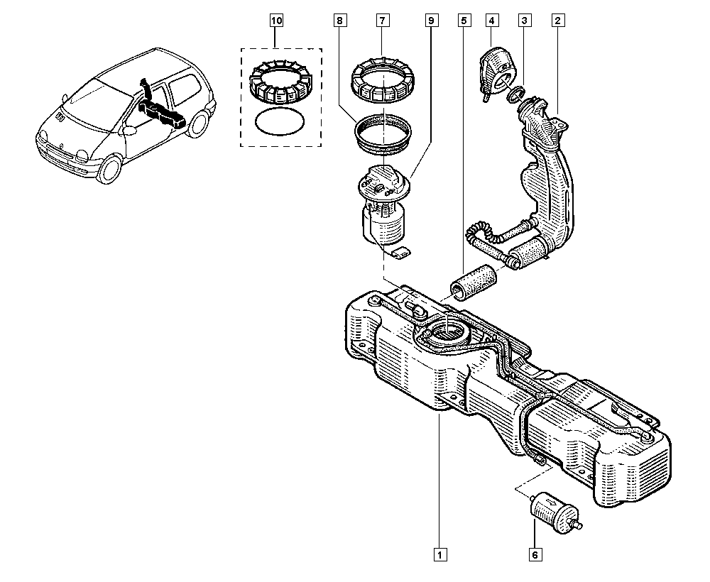 RENAULT TRUCKS 8200683191 - Degvielas sūknis autodraugiem.lv