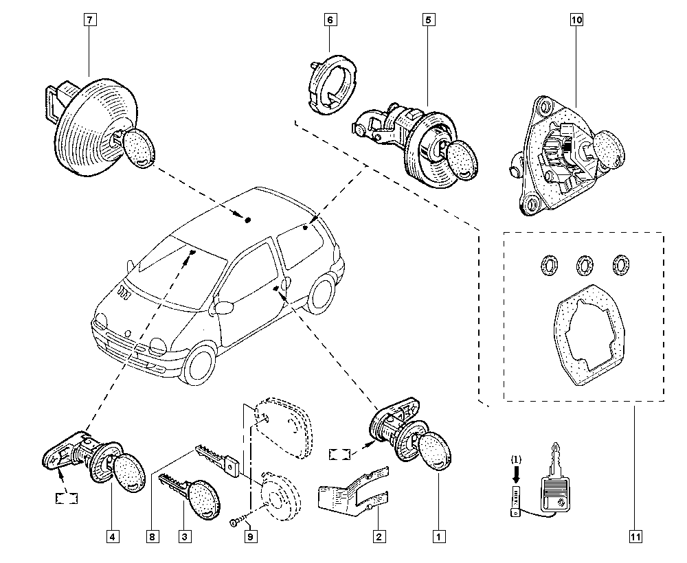 RENAULT 7701471585 - Vāciņš, Degvielas tvertne autodraugiem.lv