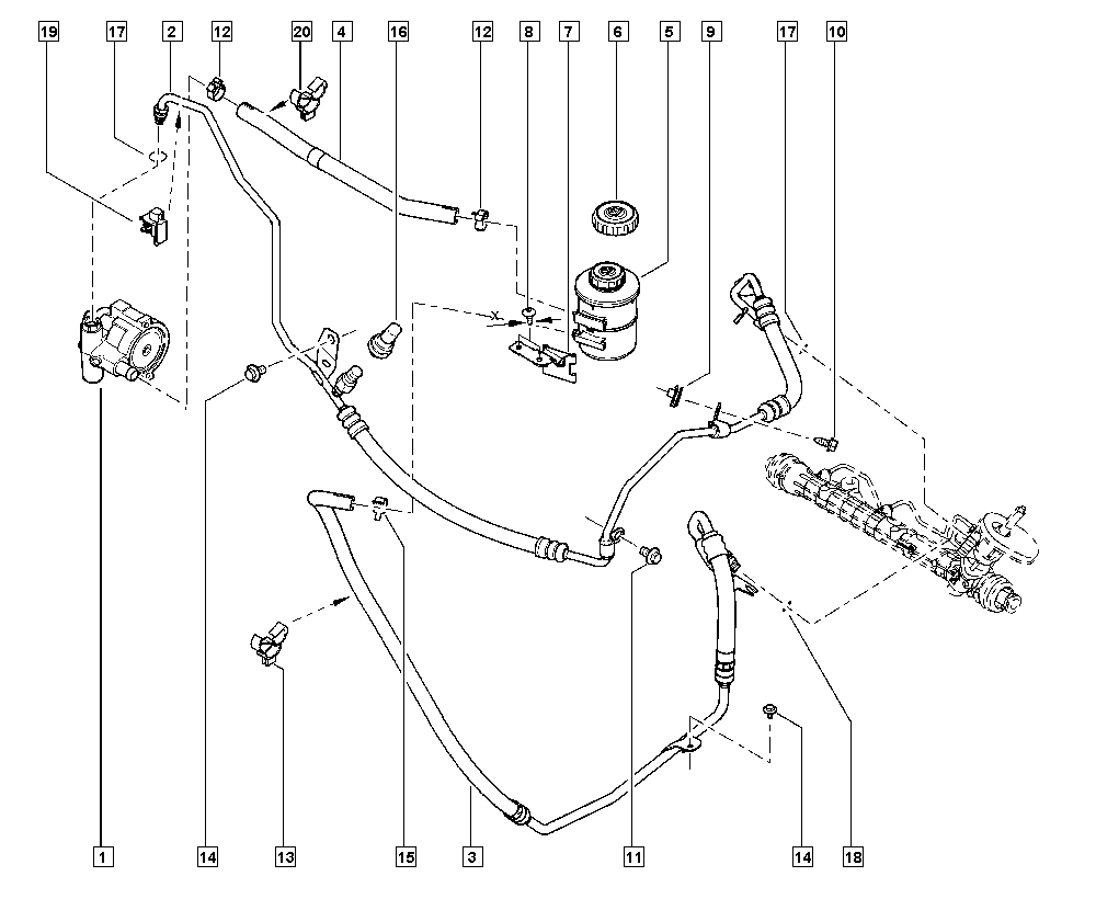 DACIA 491108049R - Hidrosūknis, Stūres iekārta autodraugiem.lv