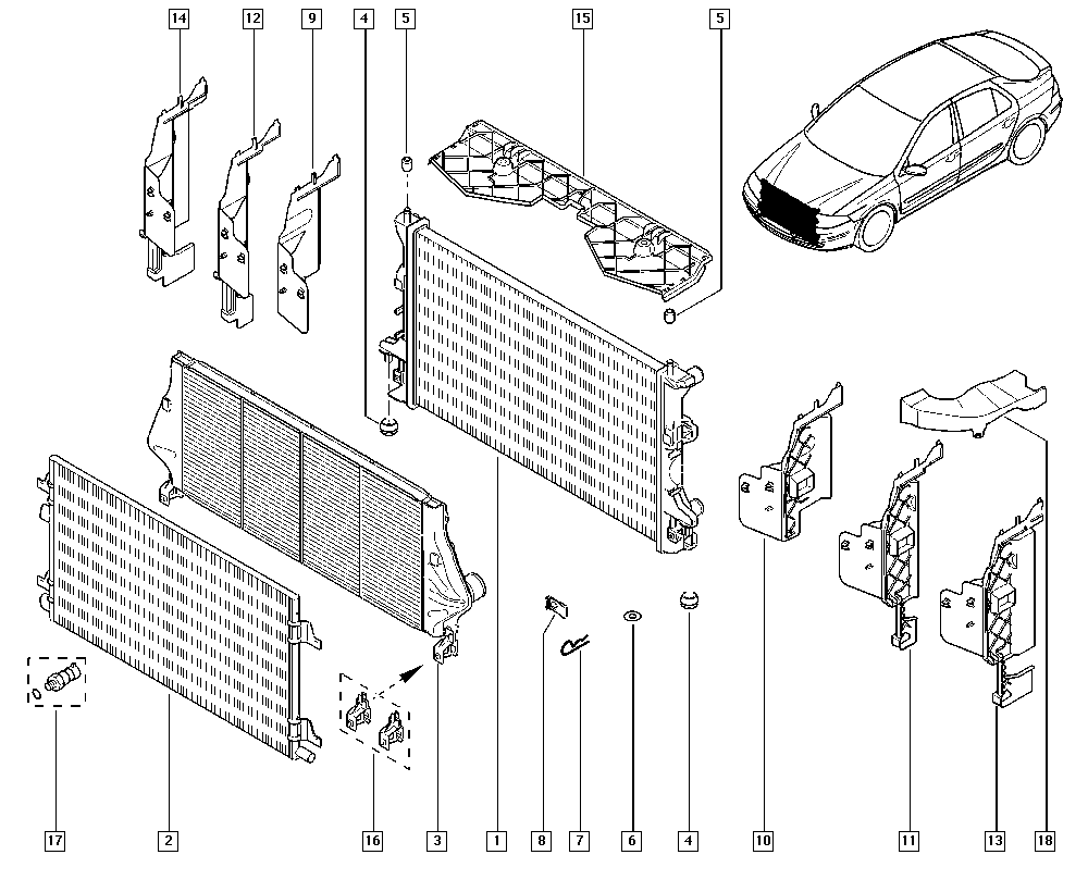 RENAULT TRUCKS 82 00 332 852 - Kondensators, Gaisa kond. sistēma autodraugiem.lv