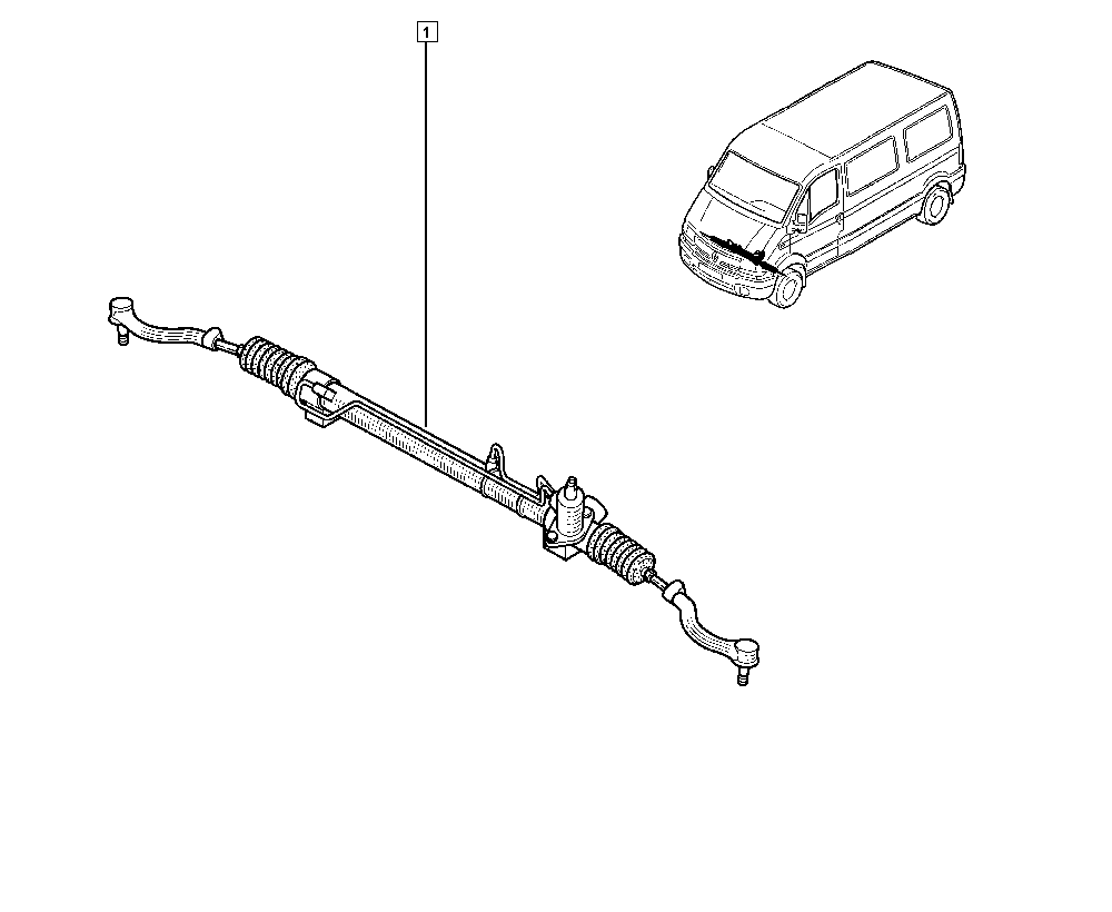 RENAULT 7711 368 325 - Stūres mehānisms autodraugiem.lv