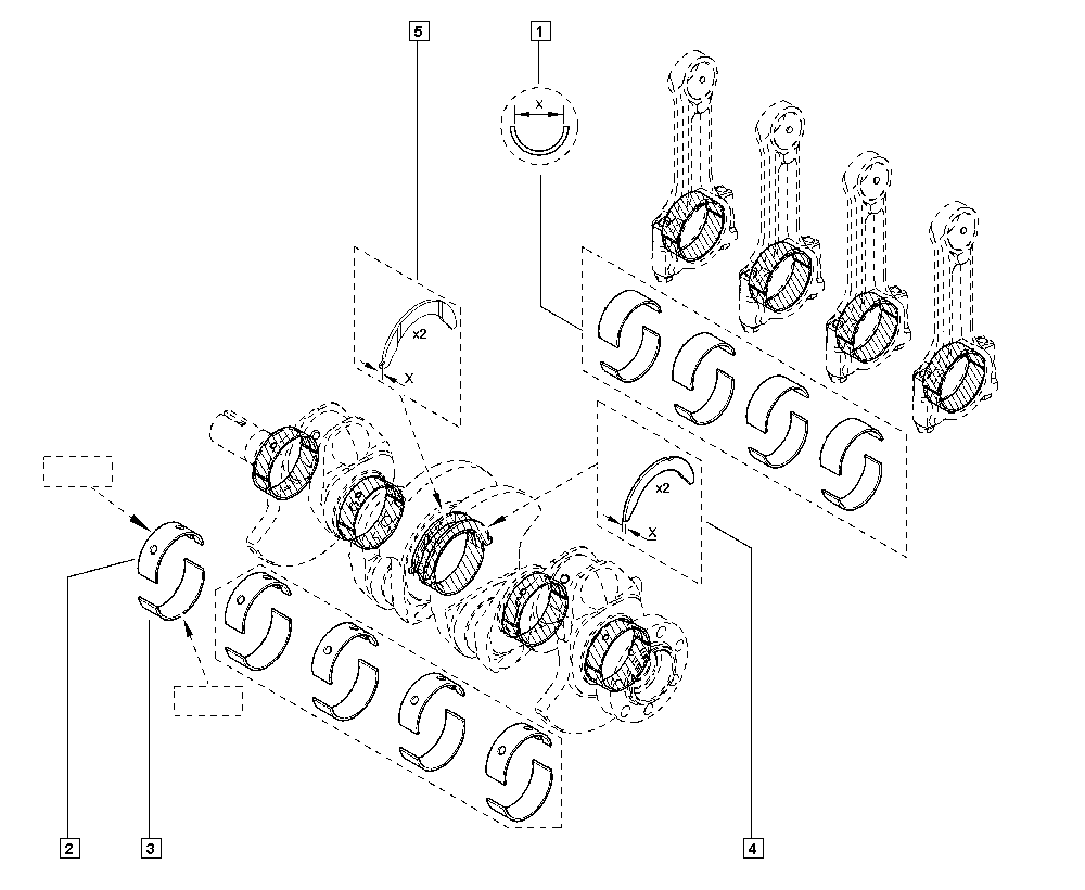 RENAULT 77 01 473 149 - Distancpaplāksne, Kloķvārpsta autodraugiem.lv