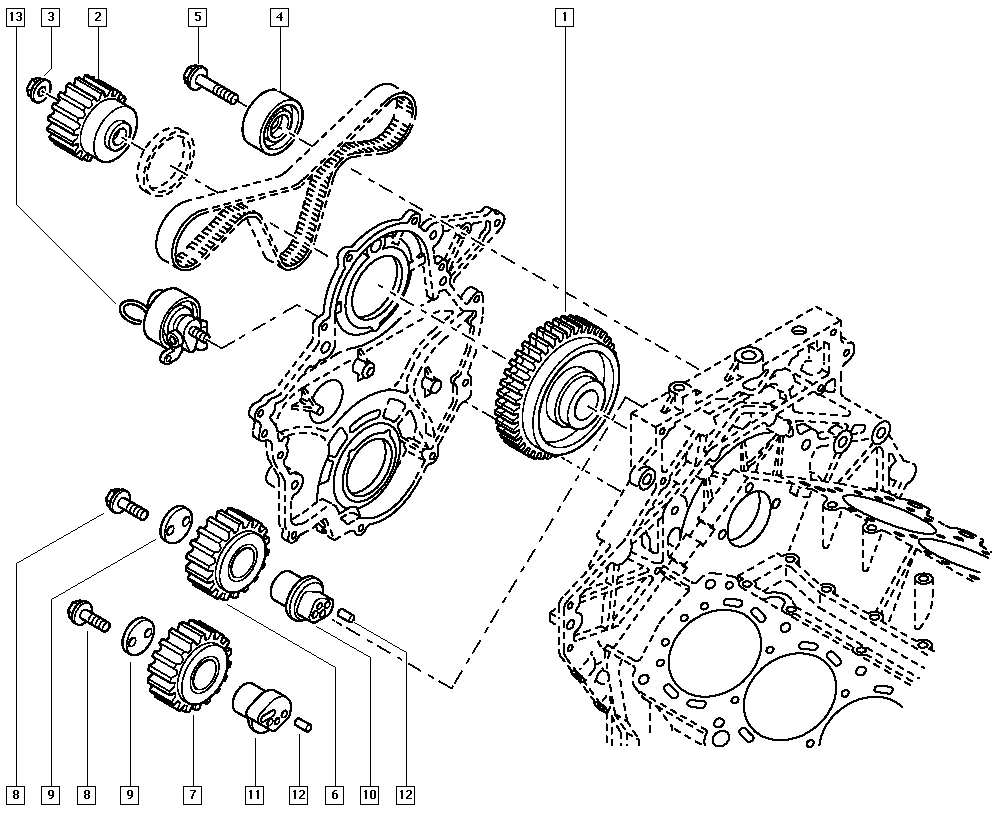 RENAULT TRUCKS 7701063971 - Parazīt / Vadrullītis, Zobsiksna autodraugiem.lv