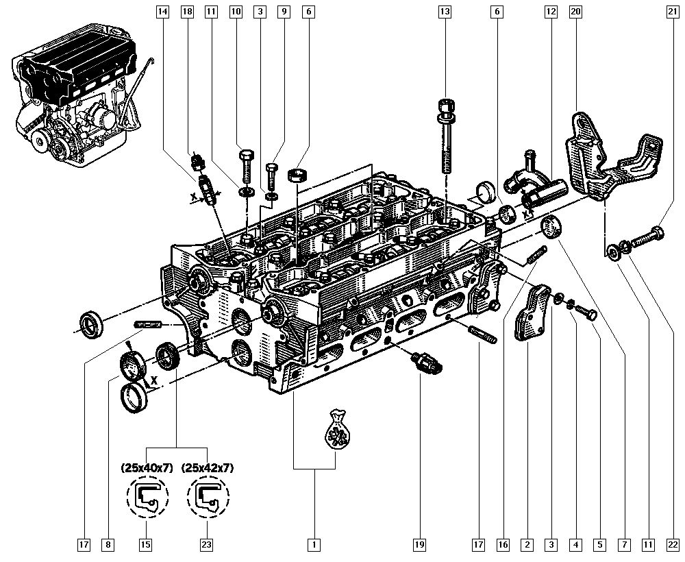 NISSAN 8200234651 - Blīvgredzens, Vārsta kāts autodraugiem.lv