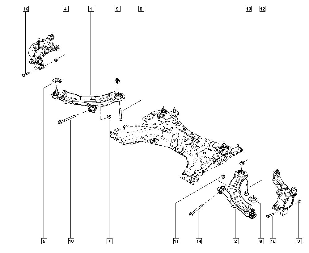 RENAULT 545050399R - Neatkarīgās balstiekārtas svira, Riteņa piekare autodraugiem.lv