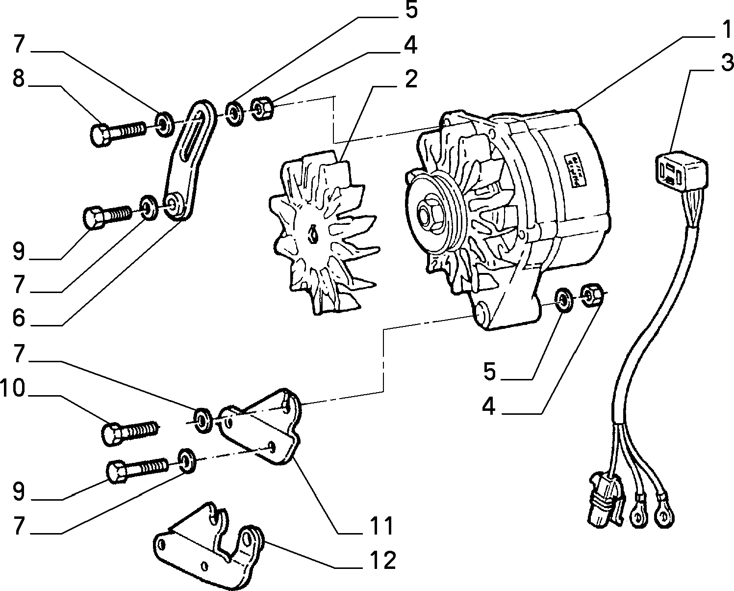 FIAT 60537889 - Ģenerators autodraugiem.lv