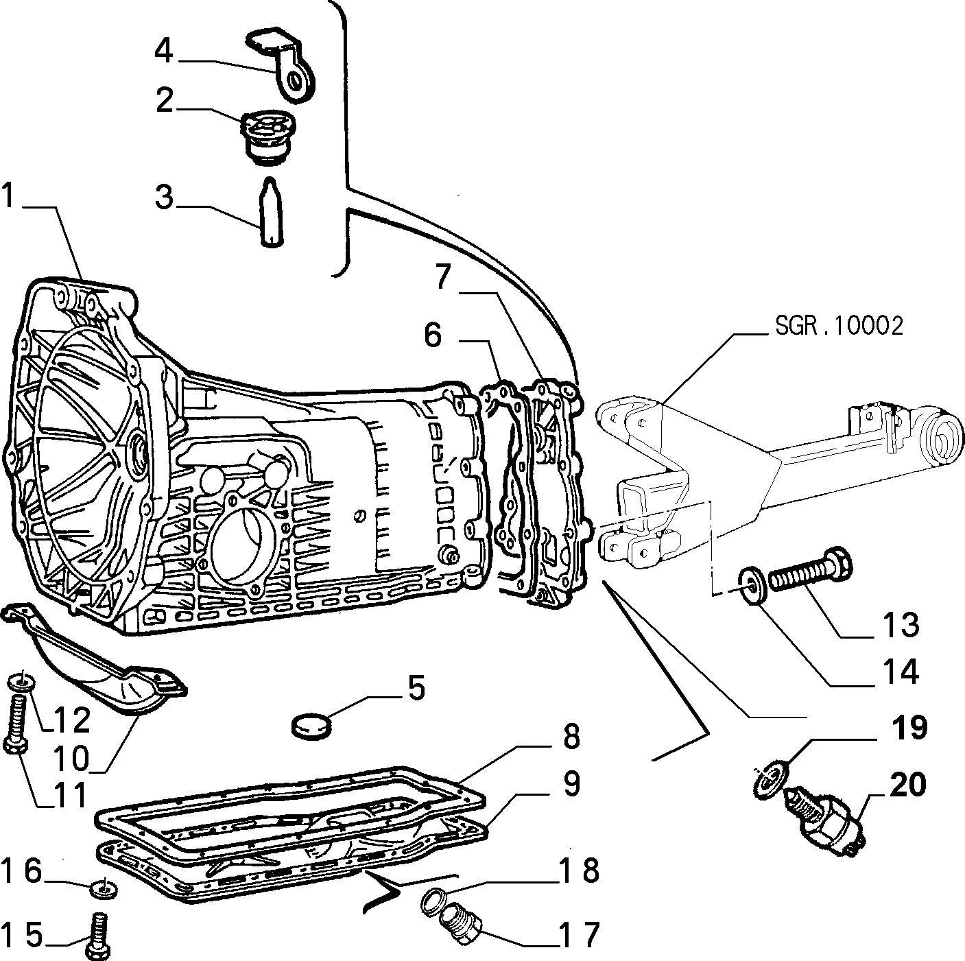 Lancia 10263450 - Blīvgredzens, Eļļas noliešanas korķis autodraugiem.lv