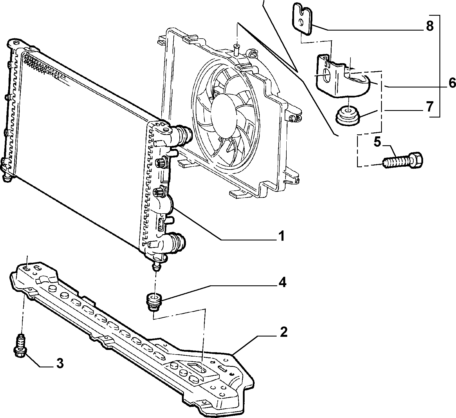 Alfarome/Fiat/Lanci 51702463 - Radiators, Motora dzesēšanas sistēma autodraugiem.lv