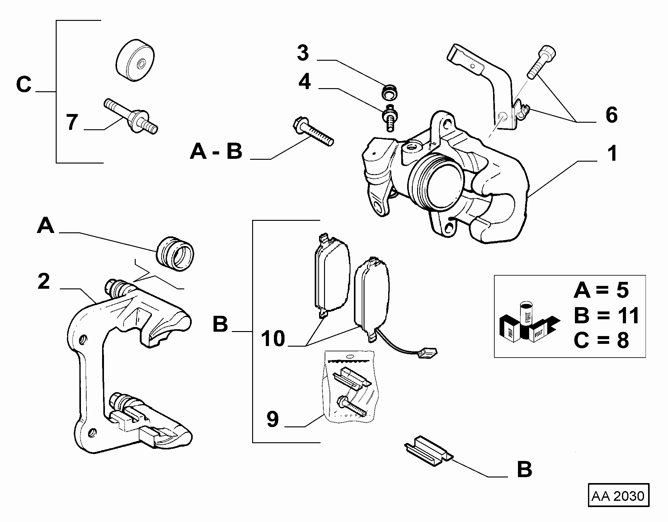 Alfa Romeo 77365536 - Bremžu suports autodraugiem.lv