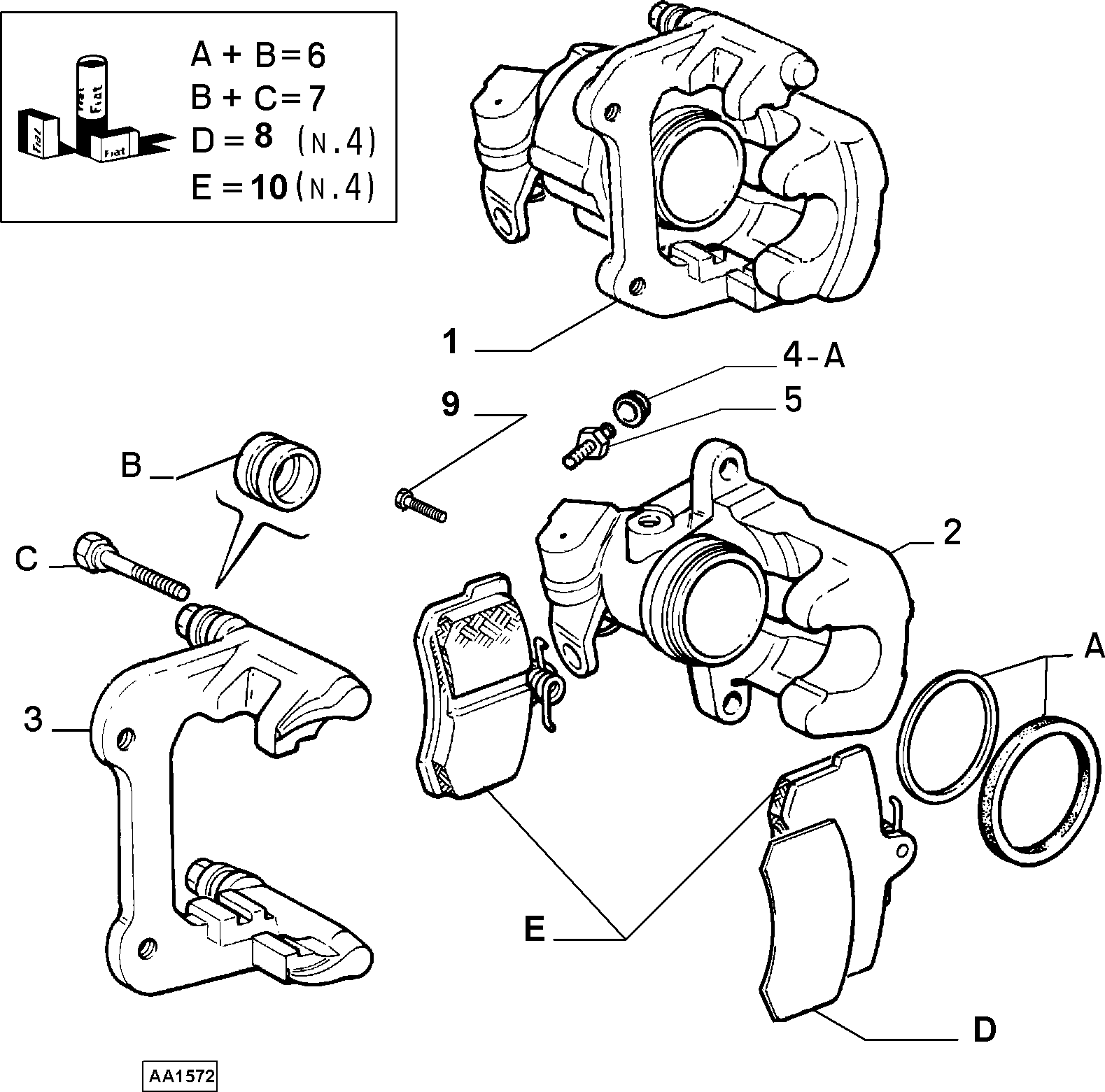 Alfarome/Fiat/Lanci 9947612 - Bremžu suports autodraugiem.lv