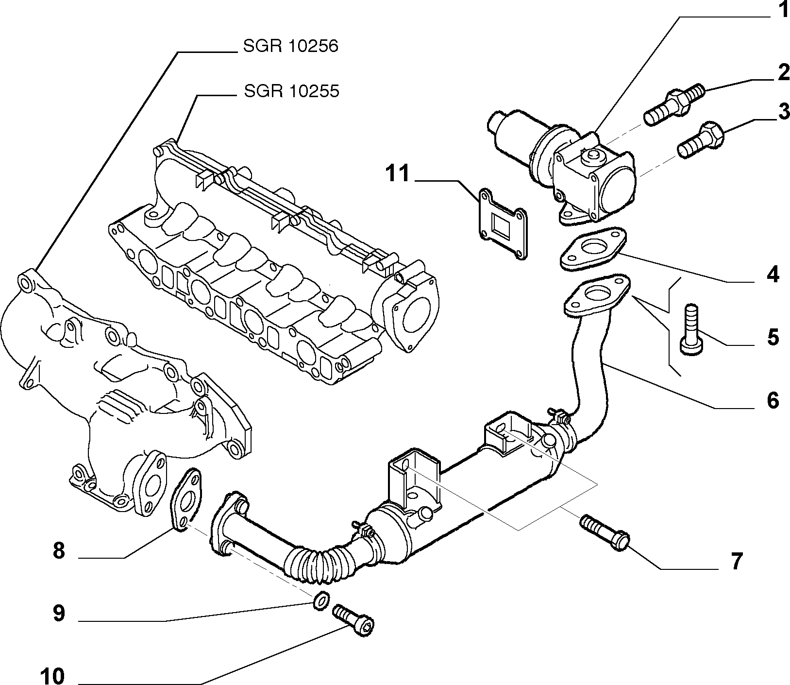 Alfarome/Fiat/Lanci 71723453 - Izpl. gāzu recirkulācijas vārsts autodraugiem.lv