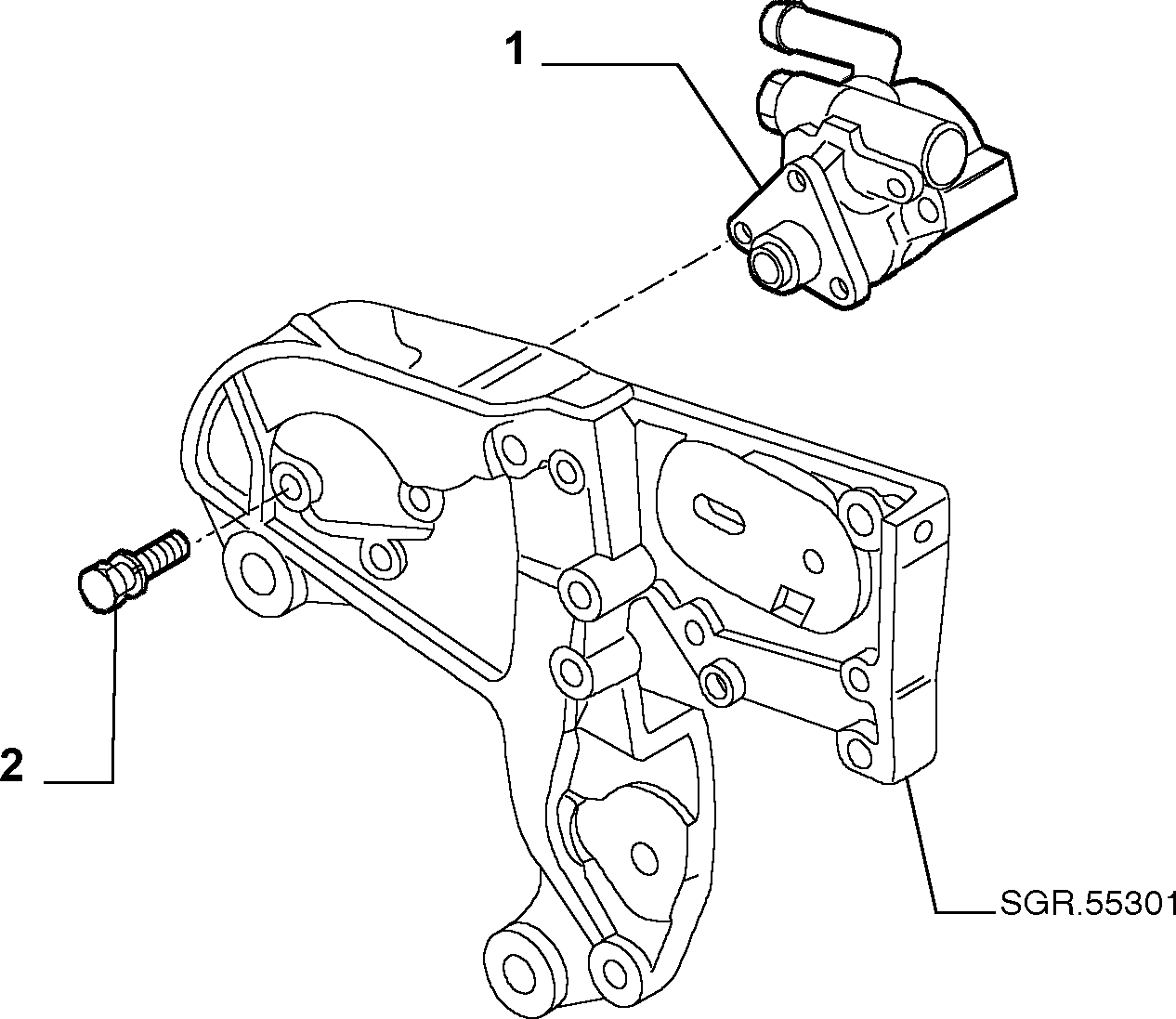 FIAT 55183805 - Hidrosūknis, Stūres iekārta autodraugiem.lv