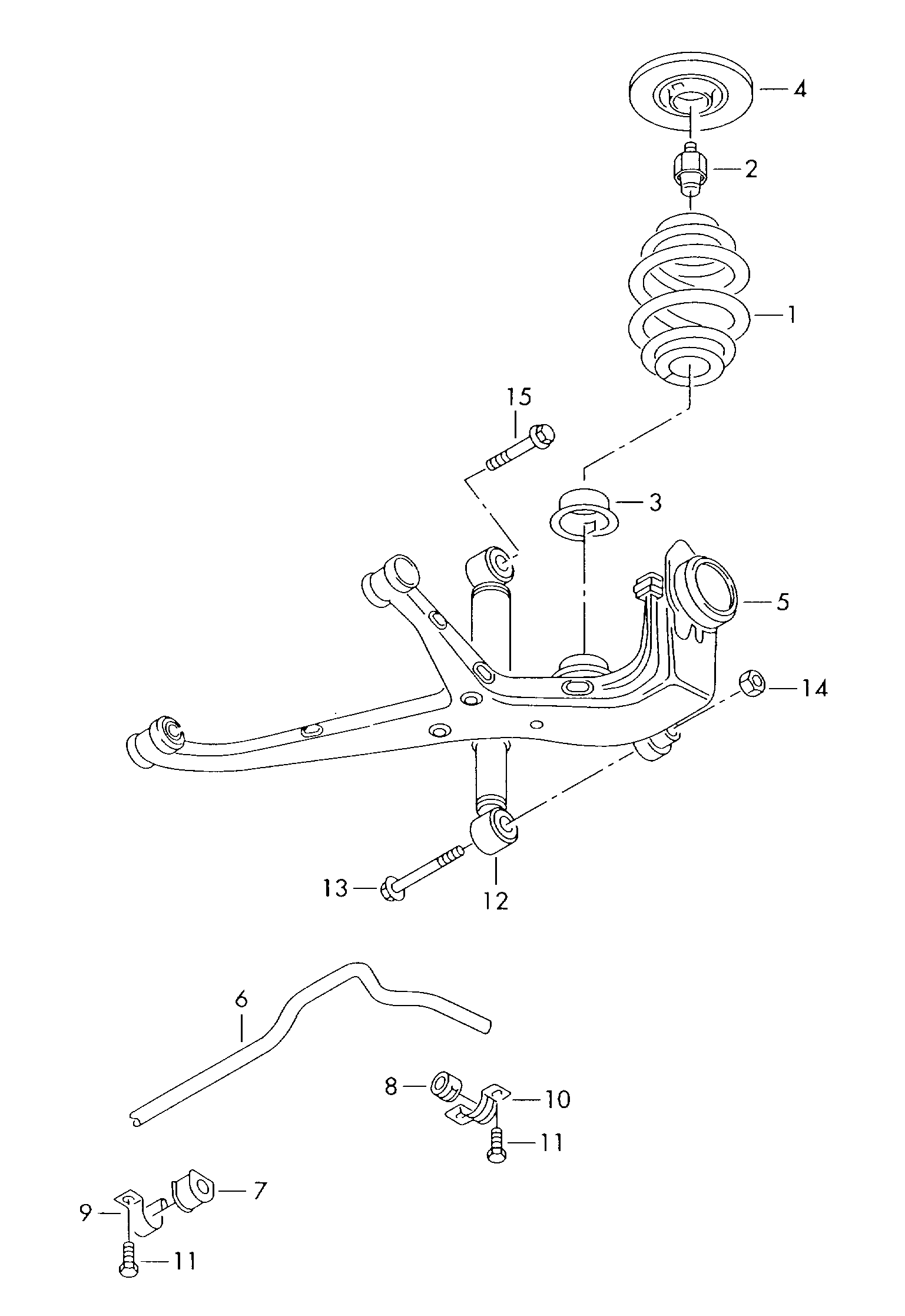 VAG 7M0 511 115 AH - Balstiekārtas atspere autodraugiem.lv