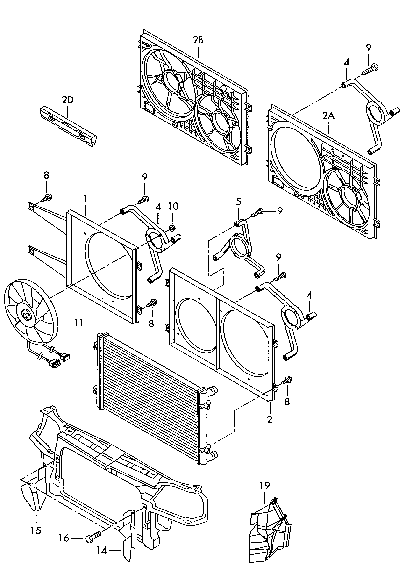 Seat 1C0121206A - Kronšteins, Radiatora ventilators autodraugiem.lv