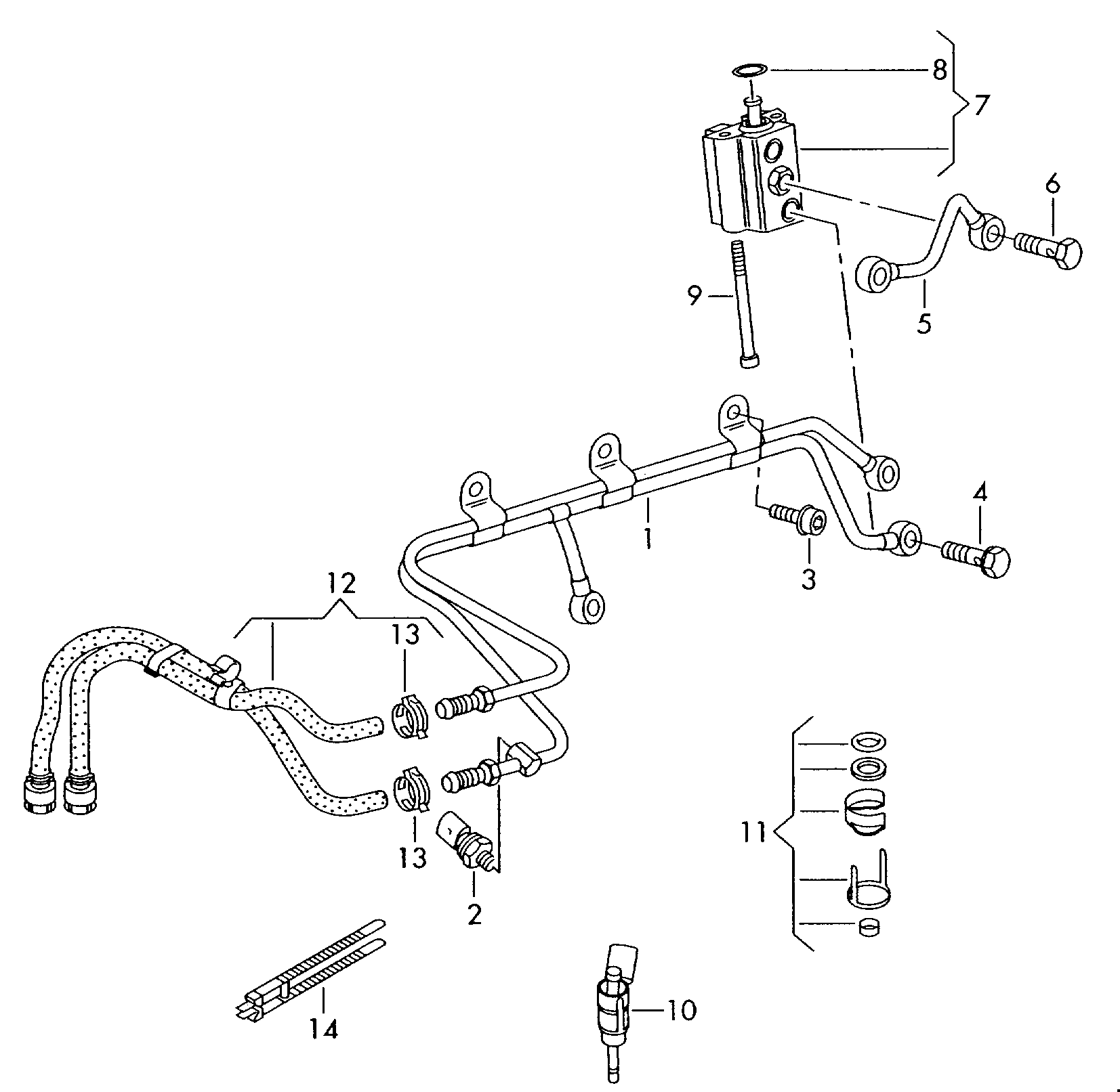 VW 06F127509N - Devējs, Degvielas padeves spiediens autodraugiem.lv