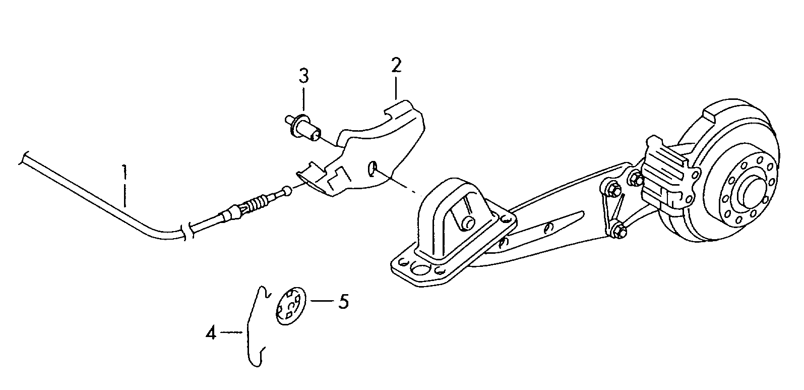 Skoda 1K0 609 721 T - Trose, Stāvbremžu sistēma autodraugiem.lv