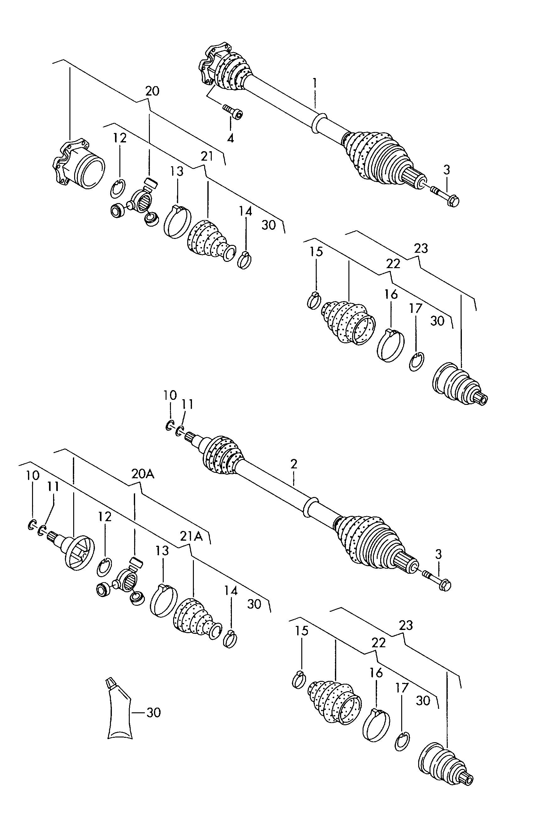 FORD 7M3407272G - Piedziņas vārpsta autodraugiem.lv