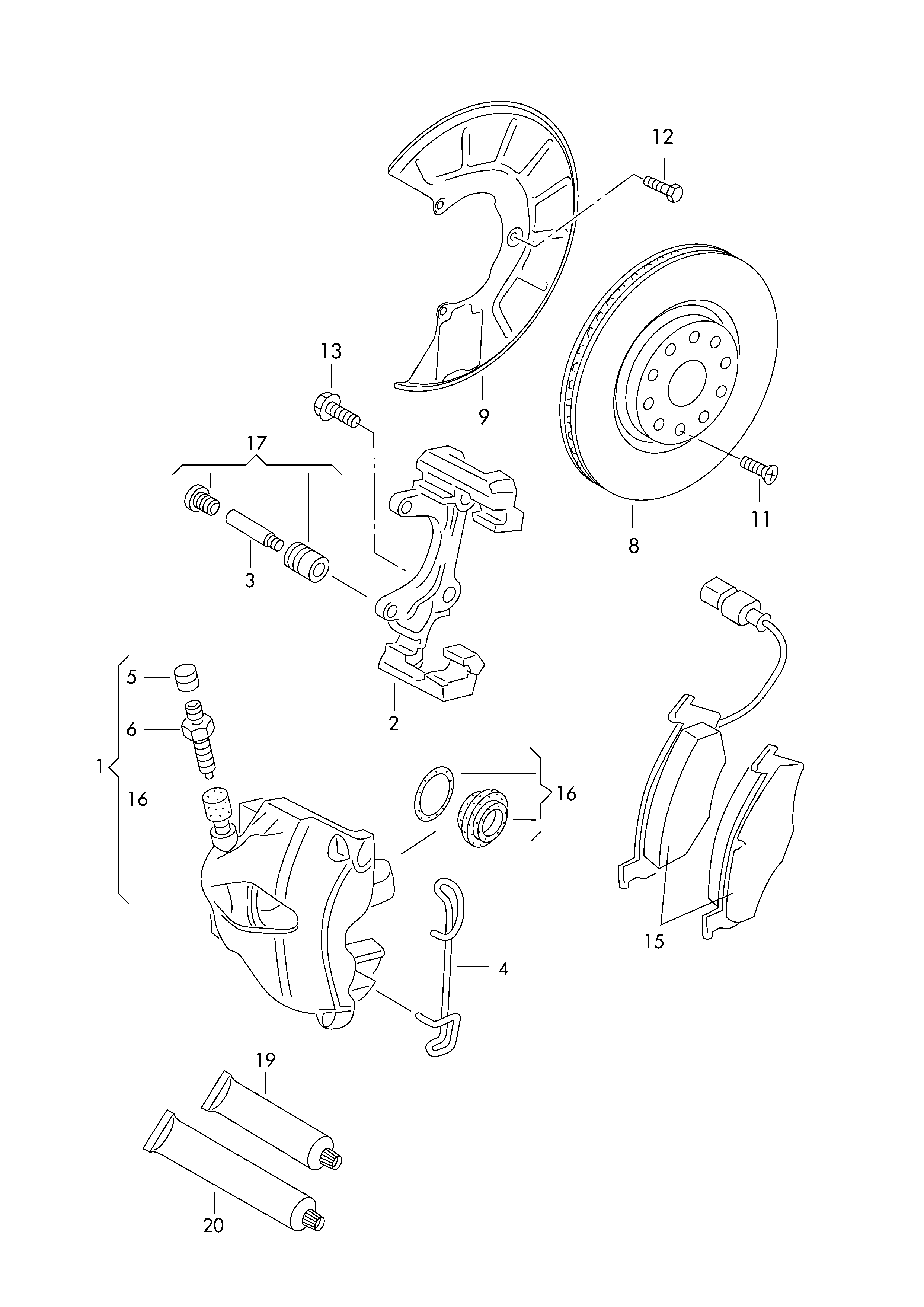 Skoda 5Q0615301H - Bremžu diski autodraugiem.lv