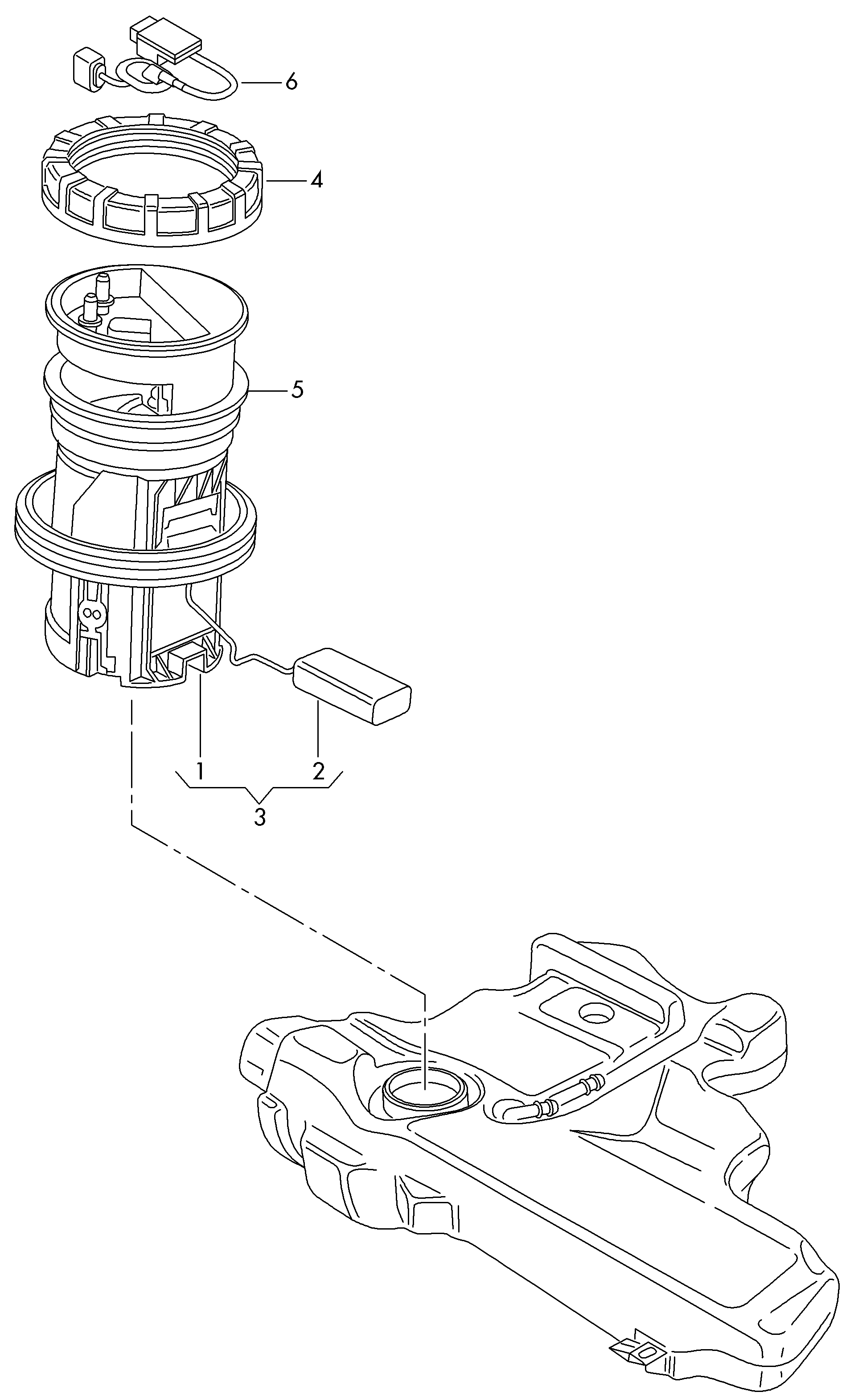 Seat 6R0919051F - Degvielas sūkņa modulis autodraugiem.lv